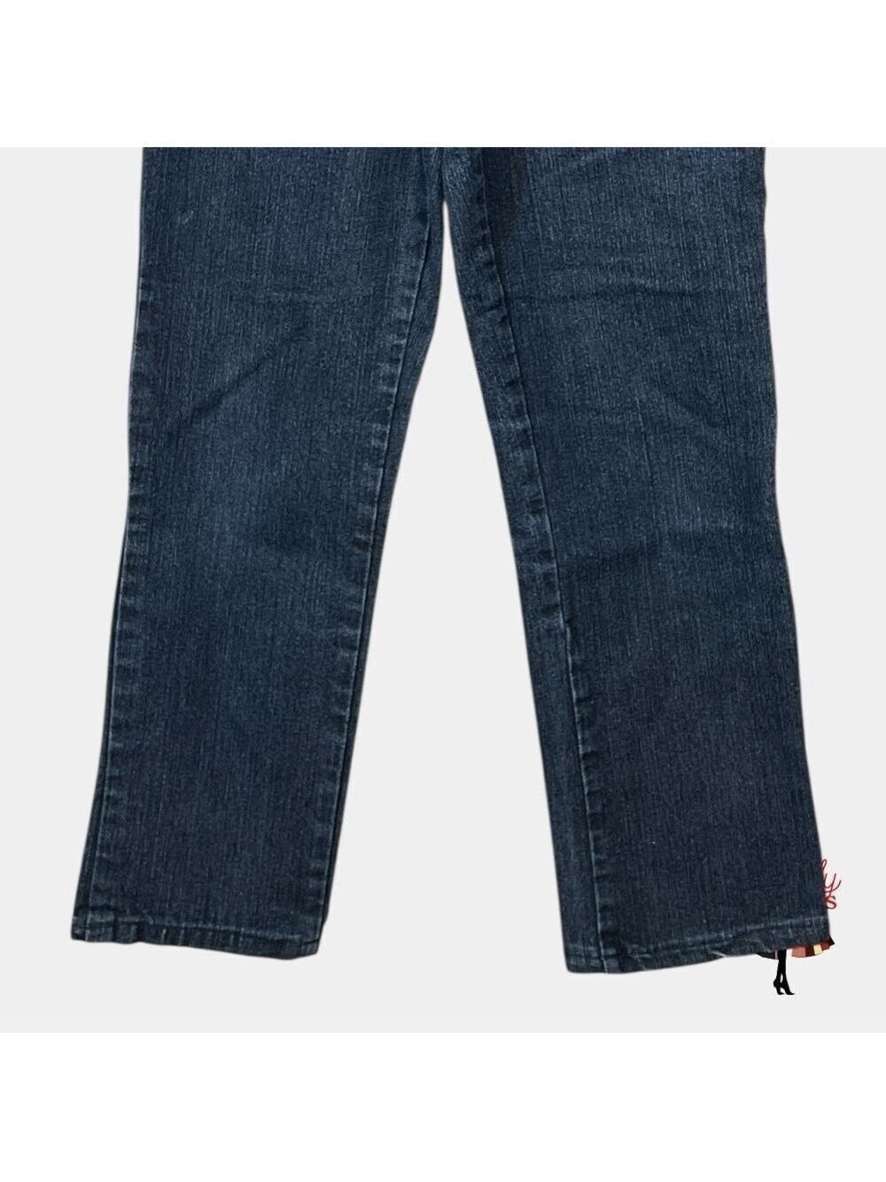 5/$25 ⭐️ Gloria V. 10 Amanda Dark Wash Jeans Pockets High Waisted Straight Leg - Picture 3 of 8